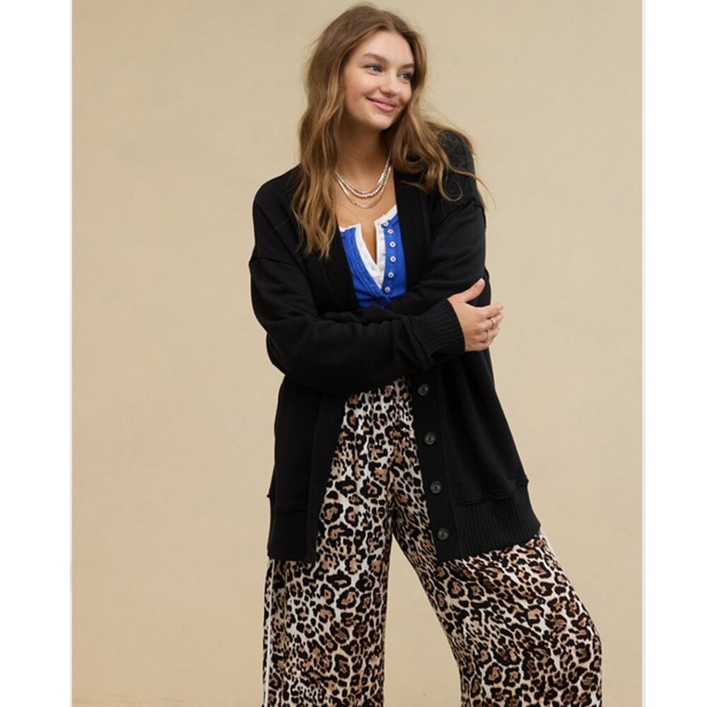 aerie Fleece Cardigan